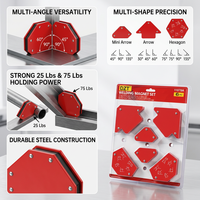 Positionneurs de soudage magnétiques multi-angles 45, 90 et 135 degrés – Outils de maintien magnétique puissants pour le soudage