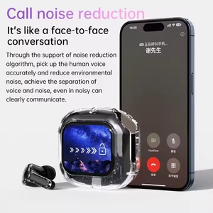 Nuevos Auriculares Inalámbricos Q20 con Pantalla Táctil LED, Cancelación de Ruido ANC, Llamadas HD, Sonido Envolvente TWS y Estuche de Carga - Product Image 3