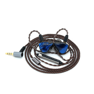 MMCX Bronze Headphone <b>Cable</b> 120cm With <b>Microphone</b> For Shure SE535 SE846 - Product Image 3