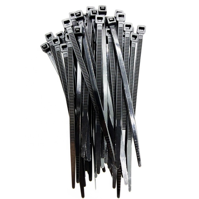 Hot Sale Stock Self-locking Nylon Cable Ties in Black Color 3*100mm Size Factory Wholesale