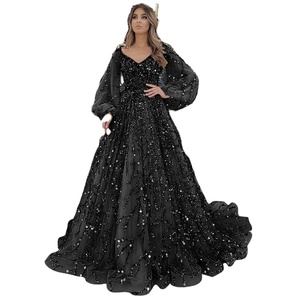 Europeus e Americanos/Africano Novo Ouro Indústria Pesada Prego Beads Luxo Vestido De Noite Sexy Celebridade Imperatriz Vestido Longo - Product Image 5