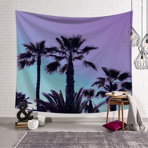 Tapices de mar para colgar en la pared, Playa Tropical, estilo del norte de Europa, árbol de coco, decoración de dormitorio, tapiz - Product Image 4