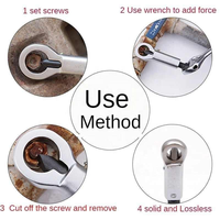 OXVITO 9-12mm Kit d'outils professionnels extracteurs et séparateurs de écrous, en acier à haute teneur en carbone, pour l'élimination des écrous rouillés et des vis endommagées