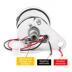 Accessoires en gros rétro modifié mécanique 13000 tachymètre compteur Chrome compteur de vitesse <span class=keywords><strong>moto</strong></span> universel 12V pièces - Product Image 5