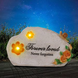 Placca da giardino decorativa in pietra in resina commemorativa a tema Anime con <span class=keywords><strong>animali</strong></span> <span class=keywords><strong>dipinti</strong></span> e Display commemorativo di Design artistico - Product Image 6