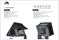 Tenda Atap Mobil Hard Shell Hidrolik Otomatis untuk Berkemah di Luar Ruangan dan Perjalanan Overland