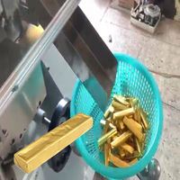 Machine d'emballage de barres de chocolat longues en aluminium avec distribution de colle, haute production, automatique, sur mesure