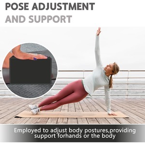 Bloque de yoga EVA ligero y resistente fácil de transportar y almacenar con dimensiones personalizadas y firmeza - Product Image 5