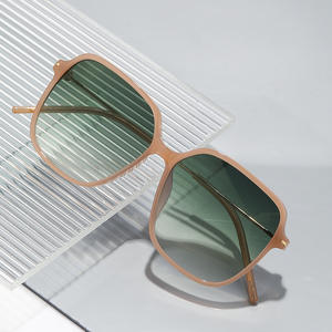 Lunettes de soleil polarisées pour femmes, verres TAC UV400, monture dorée, pour la protection solaire, les voyages, la conduite, style tendance - Product Image 3