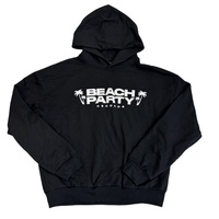 Sweat-shirt à capuche personnalisé en molleton de coton imprimé en 3D sans poches, coupe ample et courte pour hommes