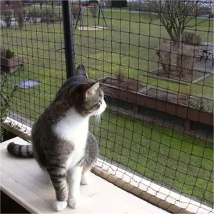 PE và dây thép mèo an toàn Net xé kháng bảo vệ Vật nuôi cho ban công cửa sổ sân