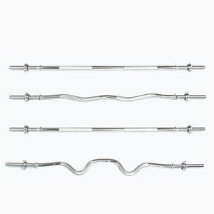 <span class=keywords><strong>Barre</strong></span> <span class=keywords><strong>EZ</strong></span> professionnelle en acier allié Leeton, réglable, ergonomique et inclinée pour les exercices de <span class=keywords><strong>biceps</strong></span> et triceps, respectueuse des poignets - Product Image 4