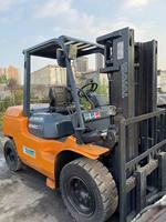 Offre Spéciale d'occasion Toyota 5 Tonnes Chariot Élévateur Mini Tracteur 50 Seconde Main Diesel en Bon État Meilleur Service Moteur Composant de Base