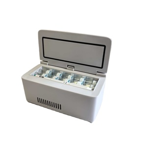 Portable Peptide <strong>Storage</strong> Box Mini 3ml 12 Vials Holder Travel Fridge Adjustable Temperature Peptide Pen Cold <strong>Storage</strong> - Product Image 3