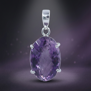 Pendentif solitaire en laiton à quartz et pierres précieuses, élégant, cadeau, pendentifs énergétiques - Product Image 3