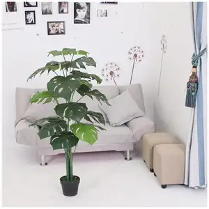Árvore artificial falsa de plantas para decoração de jardim, palmeira alta e grande, árvore de natal artificial de 10 pés, decoração de grama grande