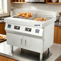 Friteuse électrique automatique 30L pour poulet frit, frites et poisson