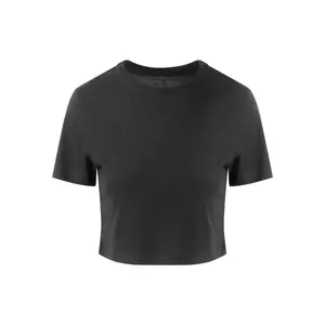 Girlie Tri-Blend <b>Cropped</b> T-<b>shirt</b> custom merchandising - Product Image 4