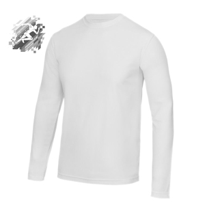 High Quality 100% Cotton Custom Label <b>Men's</b> Moisture-Wicking <b>Long</b> Sleeve <b>T</b>-<b>Shirt</b> with Front Printed Brand Logo - Product Image 2