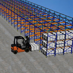 High Density Drive-Through Pallet Rack Forklift Storage Heavy Duty <strong>Warehousing</strong> - Product Image 5