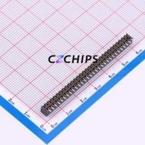 MMS-130-02-L-DV Pin Socket SMD,P=2mm Connector ( Pitch: 2mm )( Row Spacing: 2mm )( Mounting Type: Vertical Mount ) - Product Image 2