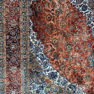 Alfombra Tejida Persa Tradicional Color <span class=keywords><strong>Ladrillo</strong></span> Rojo de 80*120cm, Directo de Fábrica, para Dormitorio - Product Image 3