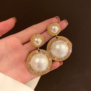 High Quality Ladies Luxury Heavy Exaggerate <b>Crystal</b> <b>Stud</b> <b>Earrings</b> Party Jewelry - Product Image 3