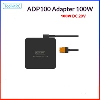 Adaptador de Corriente Toolkitrc ADP100 100W 20.0V DC con Conector Xt60 Hecho en China