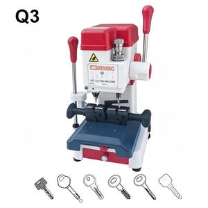 Machine à découper les clés WENXING Q3 rouge, modèle universel, fonction verticale et horizontale, machine de duplication de clés - Product Image 1