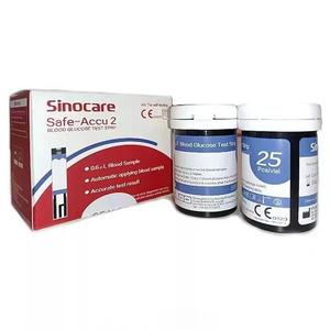 Tiras reactivas de glucosa en sangre Sinocare Accu2, tiras reactivas para la prueba de azúcar en sangre para la diabetes con lancetas para la sangre, gran venta - Product Image 6