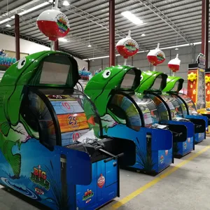 Yeni tasarım arcade bilet oyun makinesi jetonlu şanslı tekerlek büyük bas tekerlek redemption makinesi için satış
