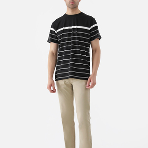 T-shirt uni pour homme de haute qualité à prix de gros décontracté, faible MOQ, prix abordable, t-shirt à manches courtes respirant pour l'été - Product Image 5