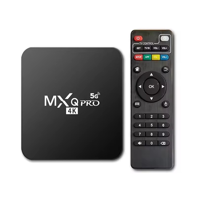 Hot Sale MXQ Pro 5G Android TV Box with 4K 1/2/4GB RAM 8/16/32/128GB ROM Quad Core Processor WiFi Android 11 Operating System