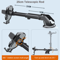 Soporte universal ajustable para teléfono de coche, soporte de ventosa de gravedad para iPhone 13 Pro Xiaomi, montaje GPS estable Universal