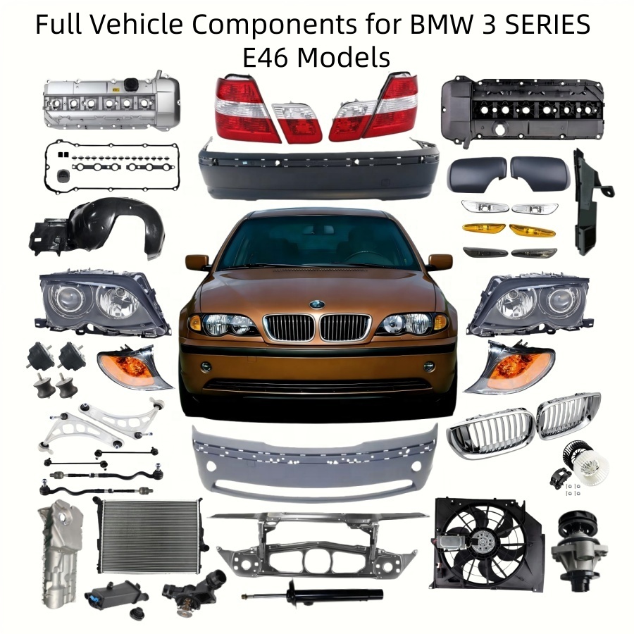 For bmw E46 Rear Bumper Car Bumper Plate M3 m Tech Coupe Csl Gtr