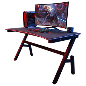 Trạm làm việc chơi game hiện đại G3 RGB, thiết kế công thái học, có thể điều chỉnh độ cao, tích hợp đèn LED, dành cho người phát trực tiếp và người tạo nội dung, chất liệu bề mặt MDF - Product Image 2