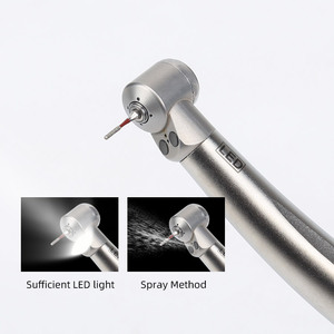 고속 치과 핸드피스 LED 라이트 4 홀 토시 치과 핸드피스 터빈 - Product Image 2
