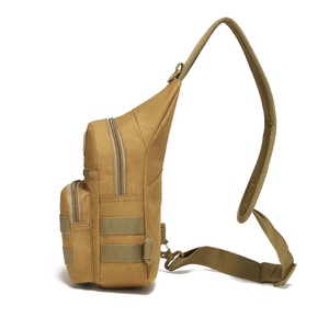 Sac bandoulière Oxford de camouflage pour la chasse en extérieur, grande poche dissimulée, sac de poitrine à bandoulière unique avec poche pour bouteille - Product Image 3
