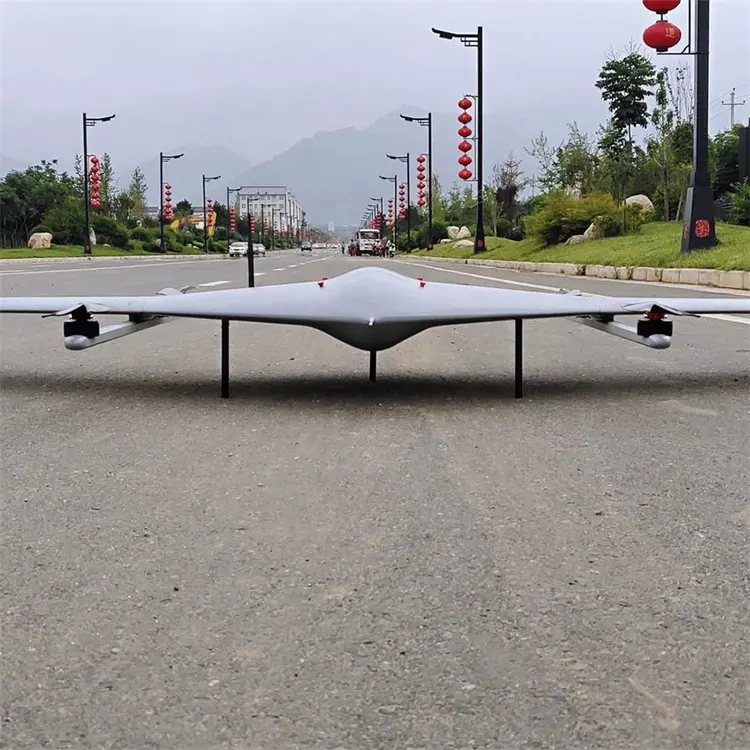 Remote Control Long Flying Time High Pixel Waterproof Protection IP54 Fixed Wing AI Military Grade UAV Air Drone GPS Positioning