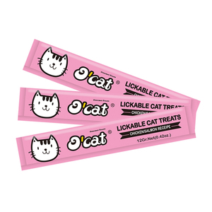 O'cat Liquid Cat tratta dolcetti cremosi con <span class=keywords><strong>salmone</strong></span> al pollo dolcetti per leccare il gatto snack cibo <span class=keywords><strong>umido</strong></span> per gatti - Product Image 6
