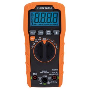Multímetro Digital Klein Tools MM420, 600V AC/DC, 10A, TrueRMS, Auto-Ranging - Product Image 1