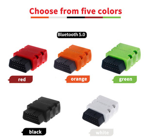 Adaptateur de <span class=keywords><strong>voiture</strong></span> ELM327 OBD2 EOBD Lecteur de code de panne du moteur Bluetooth 5.0 Interface sans fil OBDII Dongle pour Android IOS - Product Image 2