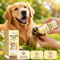 Nettoyant pour pattes d'animaux pour chiens et chats, éliminateur de saleté, soin des patelles, baume hydratant pour les pattes, baume pour pattes d'animaux