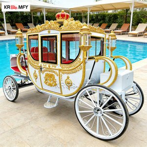 Carruaje Real de Lujo de Cuatro Ruedas para Bodas, Eléctrico, con Estructura de Hierro, 150-250HP, Color Personalizado - Product Image 6