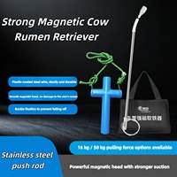 Imán para Rumen de Vaca de 25 kg, Extractor de Hierro Veterinario para Rumen, Imán para Estómago de Ganado