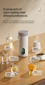 Nouvelle bouilloire électrique sans fil portable One-Touch <span class=keywords><strong>thermos</strong></span> à chauffage rapide <span class=keywords><strong>avec</strong></span> contrôle de la température <span class=keywords><strong>USB</strong></span> et alimenté par <span class=keywords><strong>batterie</strong></span> - Product Image 6