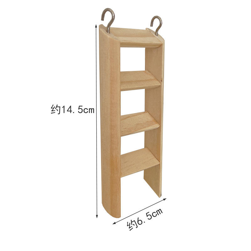 บันไดไม้เล็กมีตะขอ