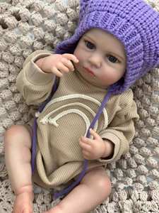 Poupée en silicone R&B <span class=keywords><strong>Reborn</strong></span> Para Vinyl Jumeaux Bébé Fille Tarry Black Pee Cry Vente en gros Garçon Enfants - Product Image 3