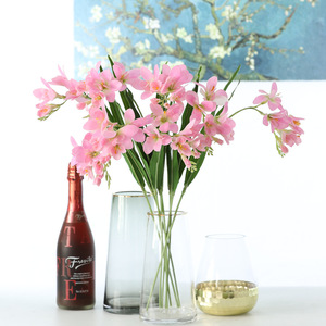Fausse orchidée artificielle L06590, belle décoration simple pour mariage, fête à domicile, DIY - Product Image 3
