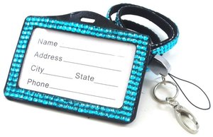 <span class=keywords><strong>Porte</strong></span>-carte Vertical en cristal <span class=keywords><strong>strass</strong></span> coloré, <span class=keywords><strong>porte</strong></span>-<span class=keywords><strong>Badge</strong></span> d'identité, lanière avec <span class=keywords><strong>porte</strong></span>-<span class=keywords><strong>badge</strong></span> pour carte d'identité - Product Image 2